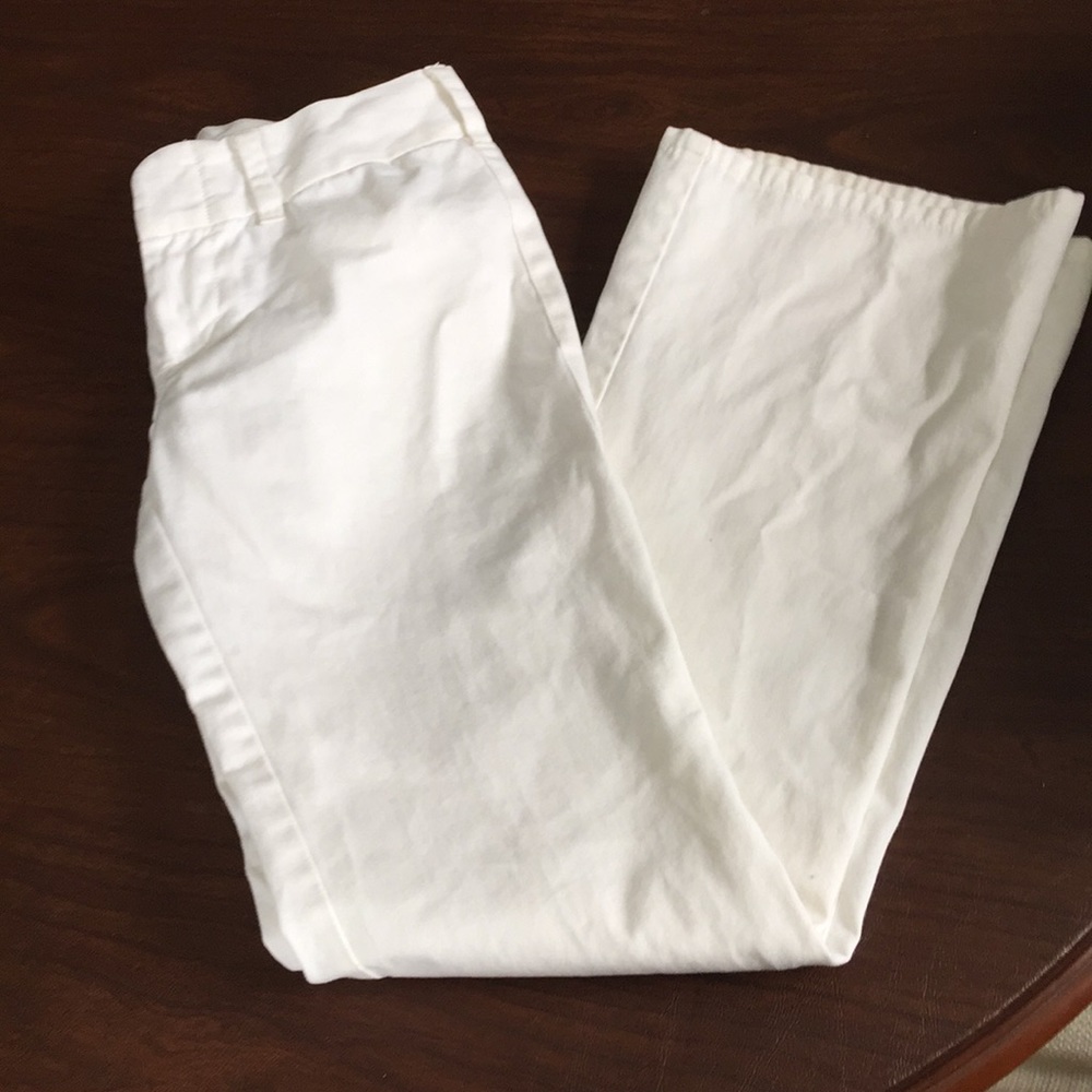 Joie 100% cotton white pants
